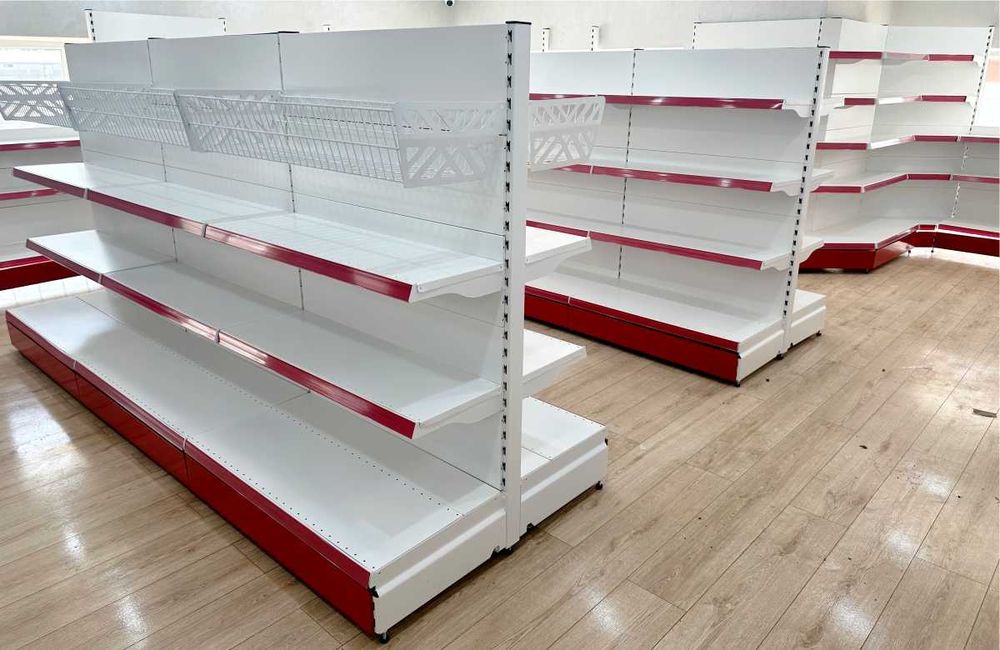 Prefabrik tokchalar. Торговые стеллажи из металла
