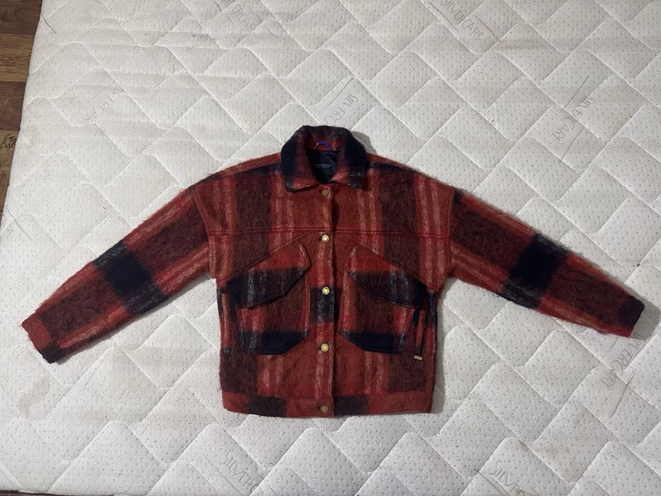 SCOTCH & SODA Women Oversized Checked Trucker Jacket