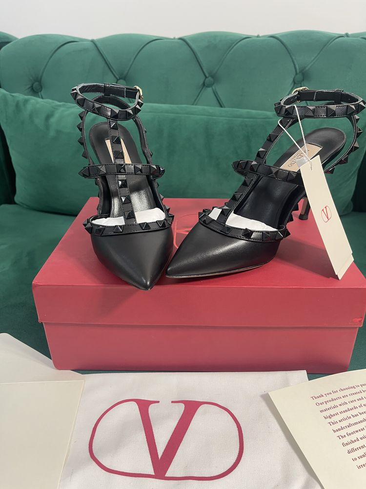 Pantofi Valentino piele naturala 100% Full Box Premium colectie noua