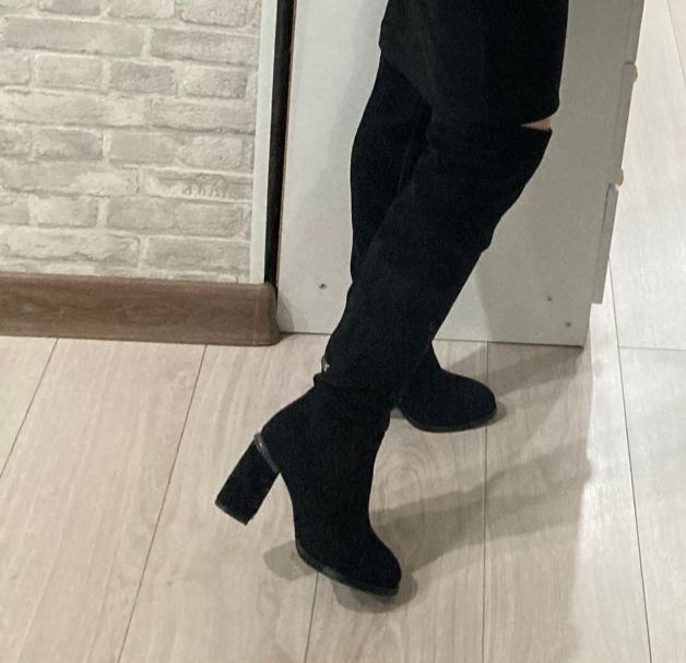 Зимние ботфорты 36 р