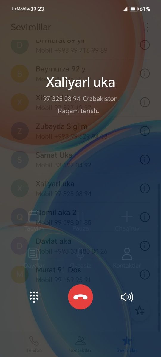 Penabulok 3 kalipi satiladi baxmalda