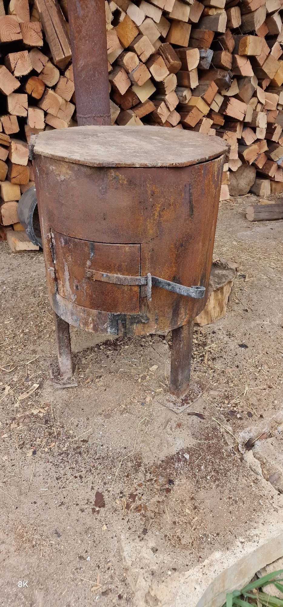 Sobă, cazan,focar de grădină