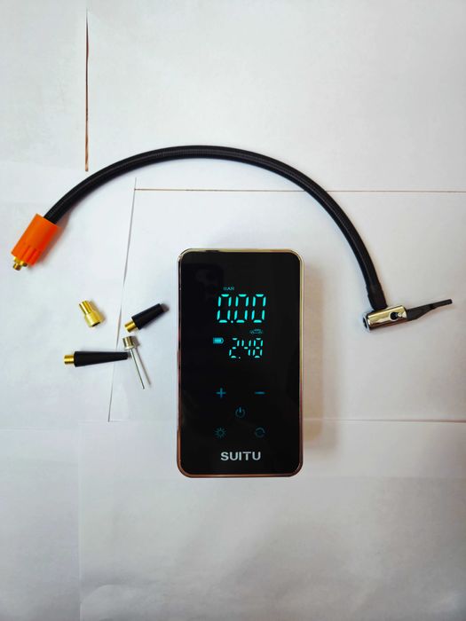 Compresor de aer cu fir, pompă de aer, manometru digital,pt auto/ AtV