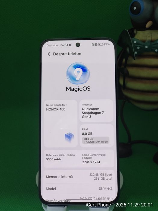 Honor 400 * Garantie *