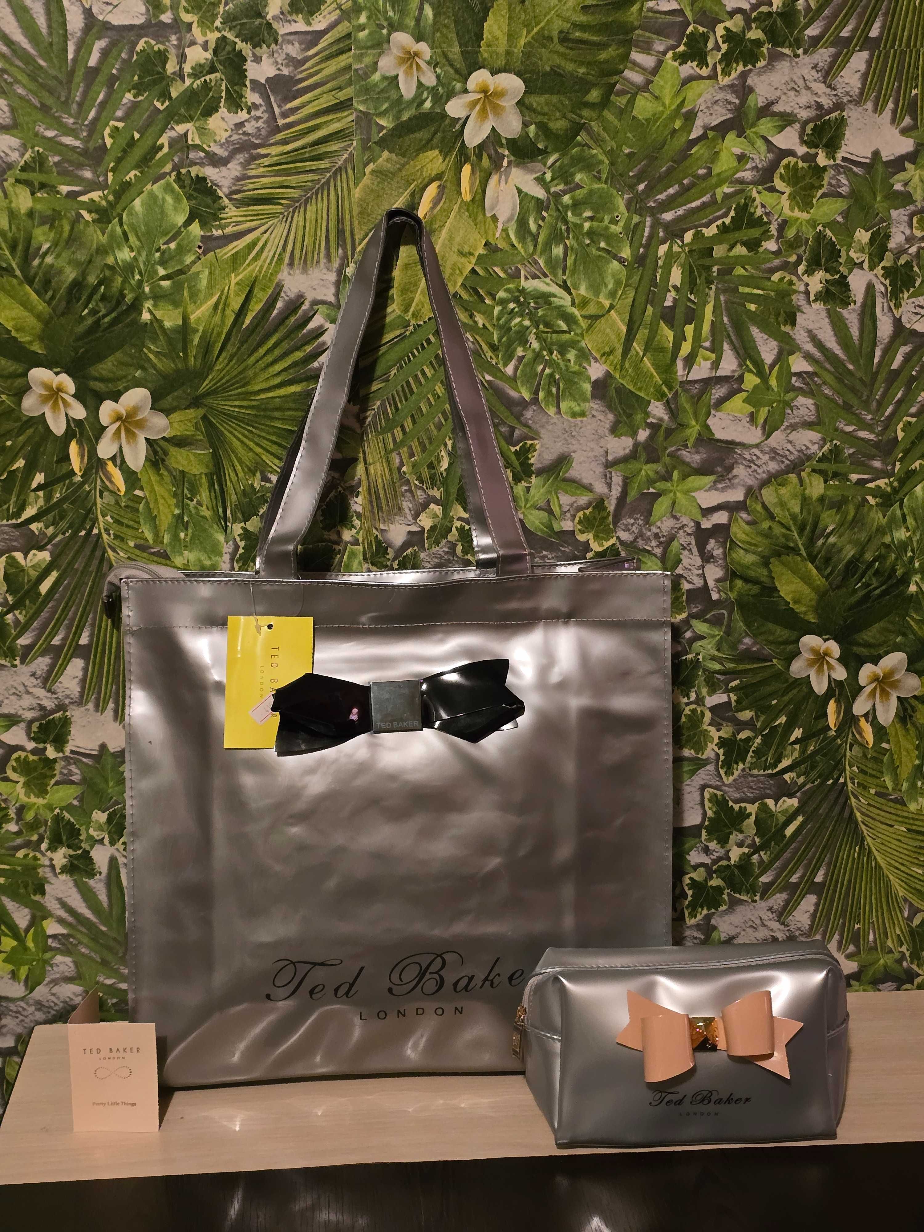 Ted Baker нов оригинален комплект от чанта и несесер