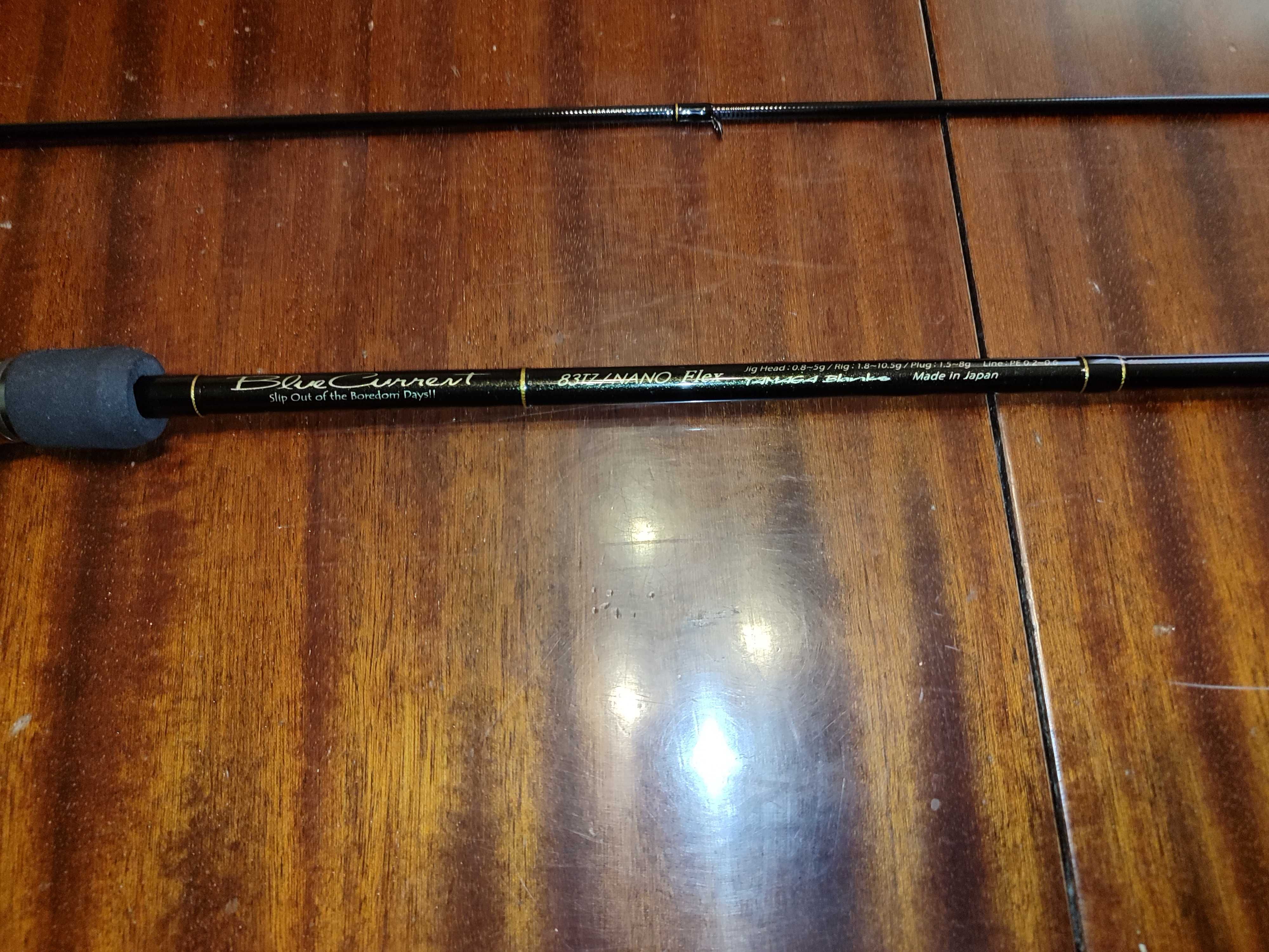 Въдици Yamaga Blanks BlueCurrent 74TZ Global и Yamaga 83TZNano Flex.