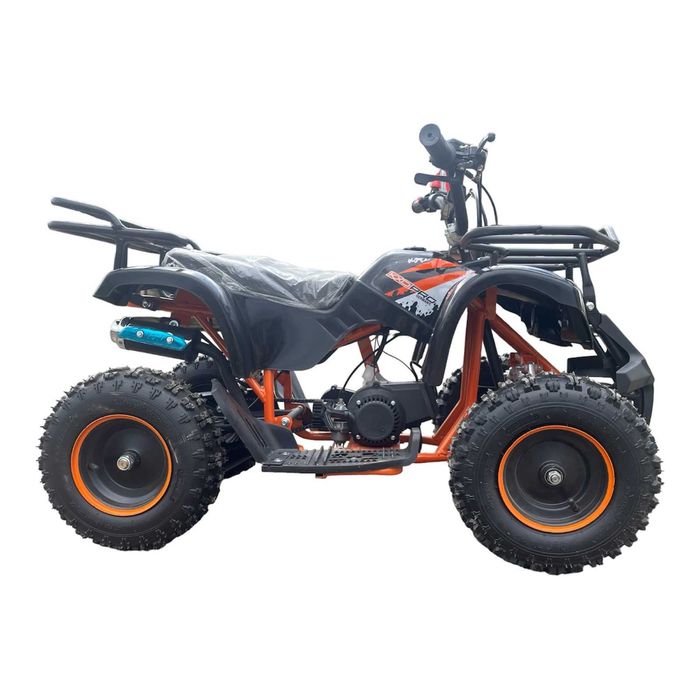 MiniATV copii jucarie motor benzina 2T 49cc RATE Garantie demaror