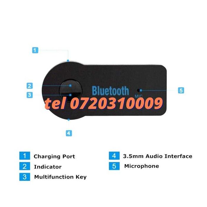 Modulator Bluetooth Audio Receiver Mini Adaptor Bt