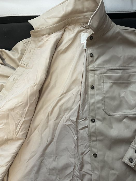 Дълго кожено яке H&M XS