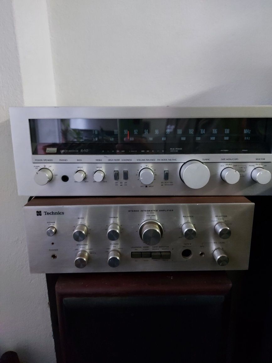 RCF boxe pasive.Sansui R50.Technics SU