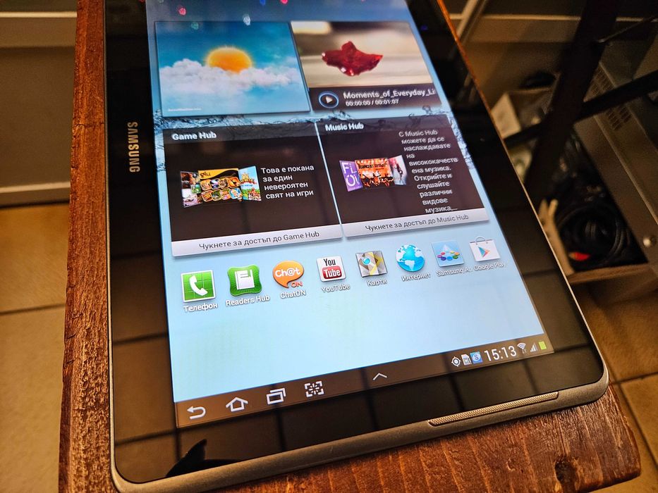10.1" таблет Samsung Galaxy Tab 2 GT-P5100 Има зарядно. В отлично техн