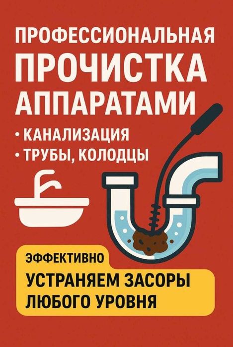 Устранение засоров в кафе столовый ресторане. Сети быстрого питания.