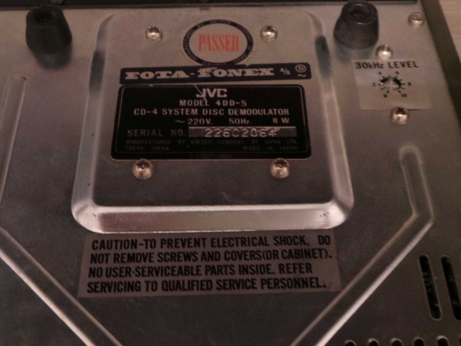 Jvc Cd 4 Disc Demodulator 4dd 5 (teac, sony revox akai ssnsui)