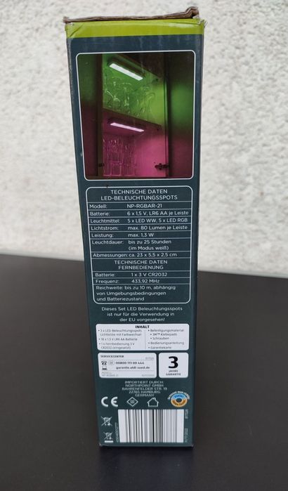 corp lumina led rgbw casalux dulap raft scari telecomanda decor lumini