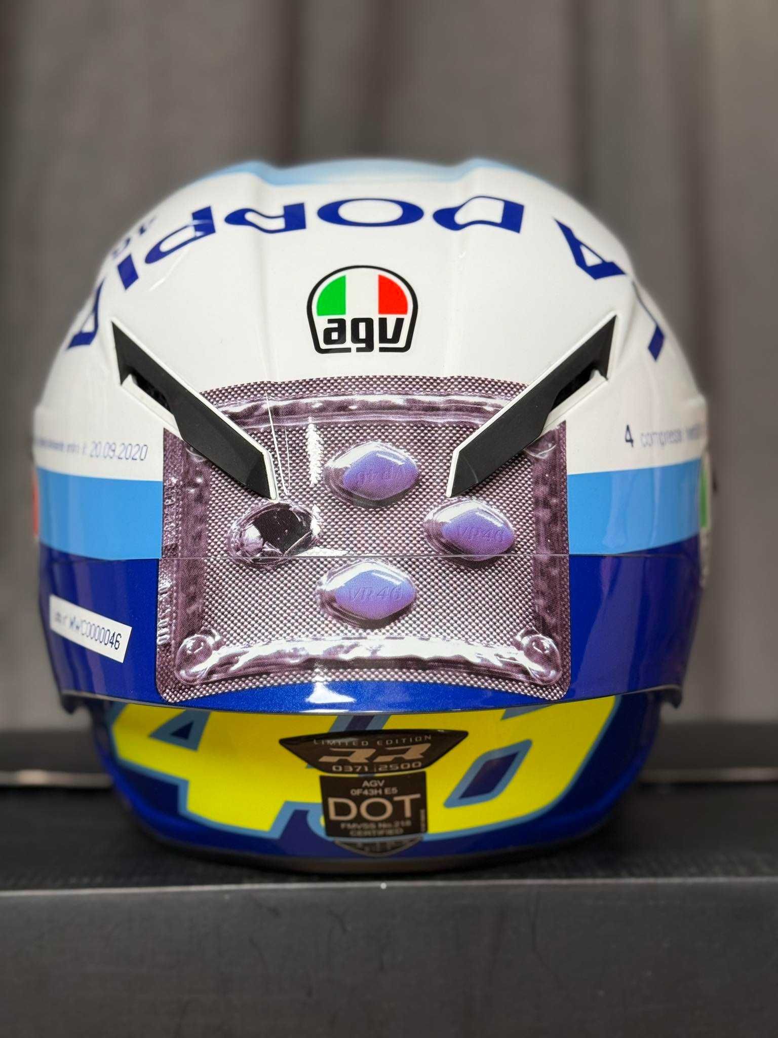 AGV Pista GP RR - Rossi Misano 2020 - S + Черен визьор