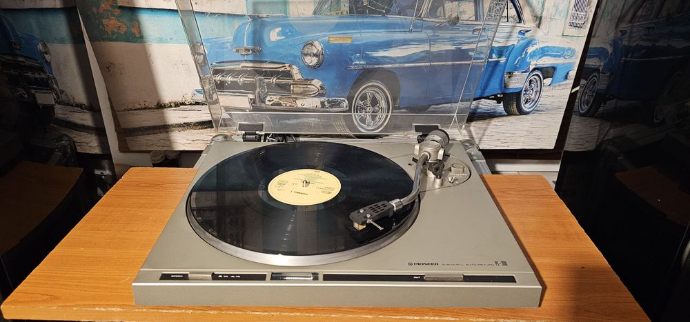 Pioneer PL 300 pick-up picap turntable pickup direct drive stroboscop