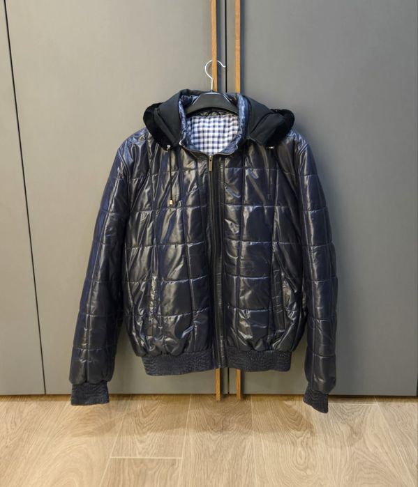 Мъжко зимно кожено яке