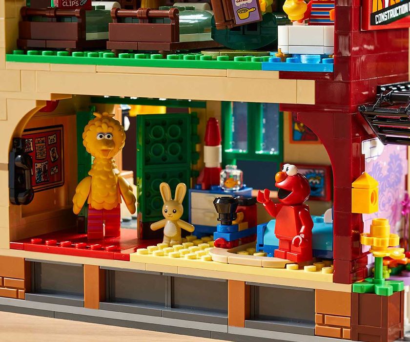 Употребявано LEGO Ideas 21324 - 123 Sesame Street