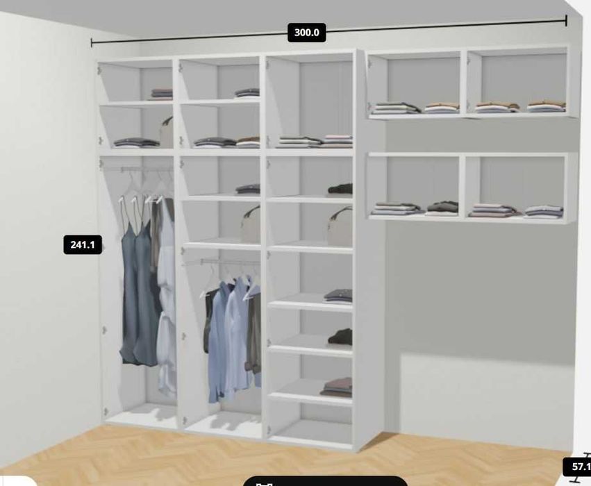 Dulap Platsa Ikea 300cmx240cmxA60cm 3000 lei