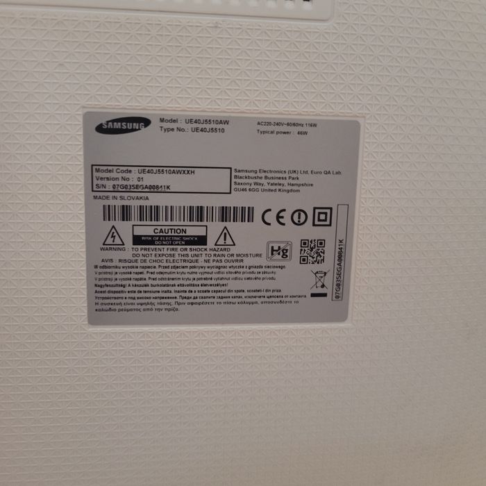 Piese samsung ue40j5510aw 101 cm display spart