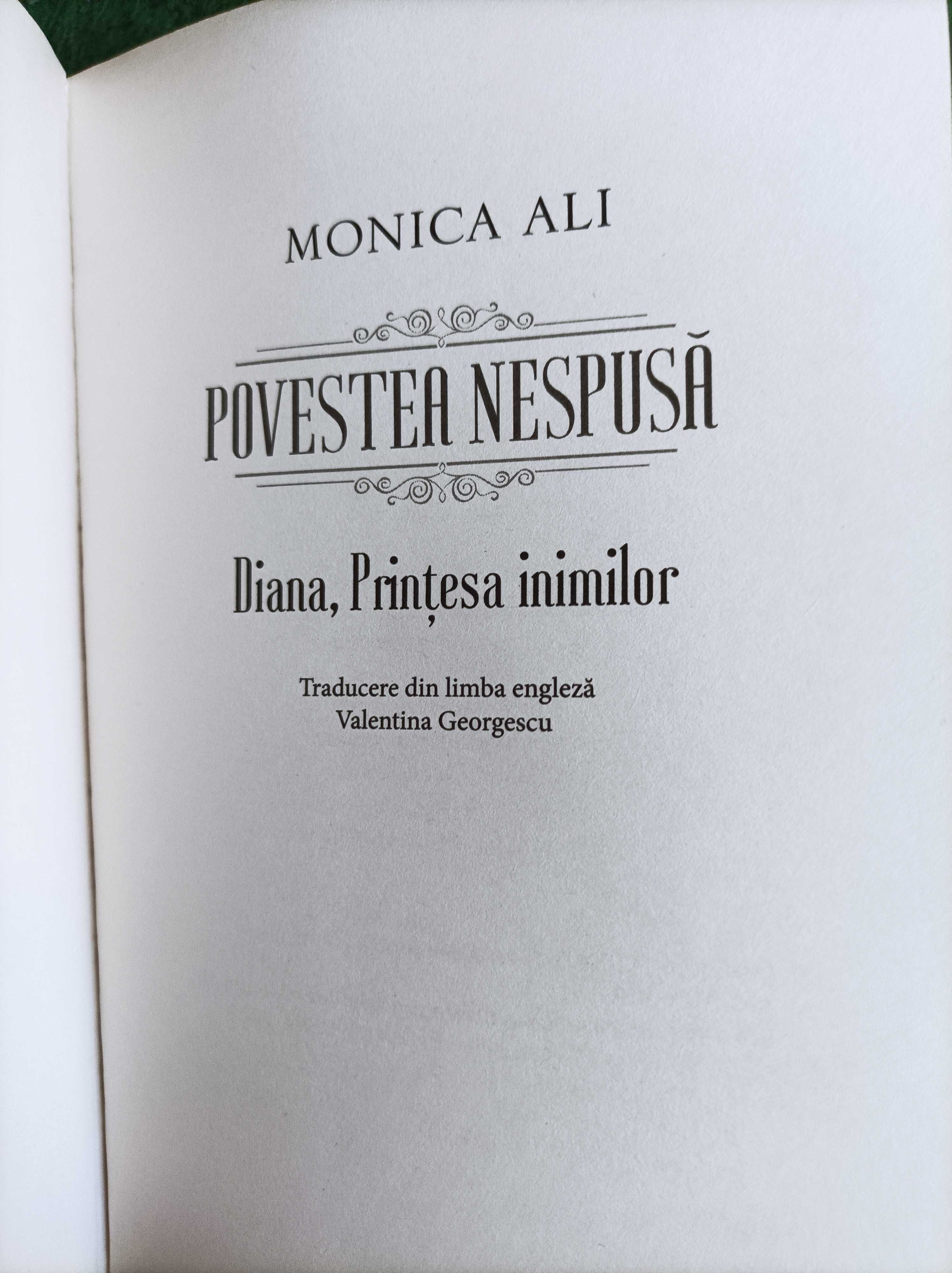 Povestea nespusa. Diana, printesa inimilor. de Monica Ali