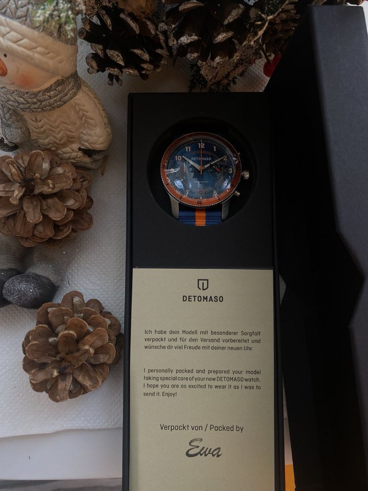 Чисто нов часовник Detomaso Venture Chronograph Limited Edition!