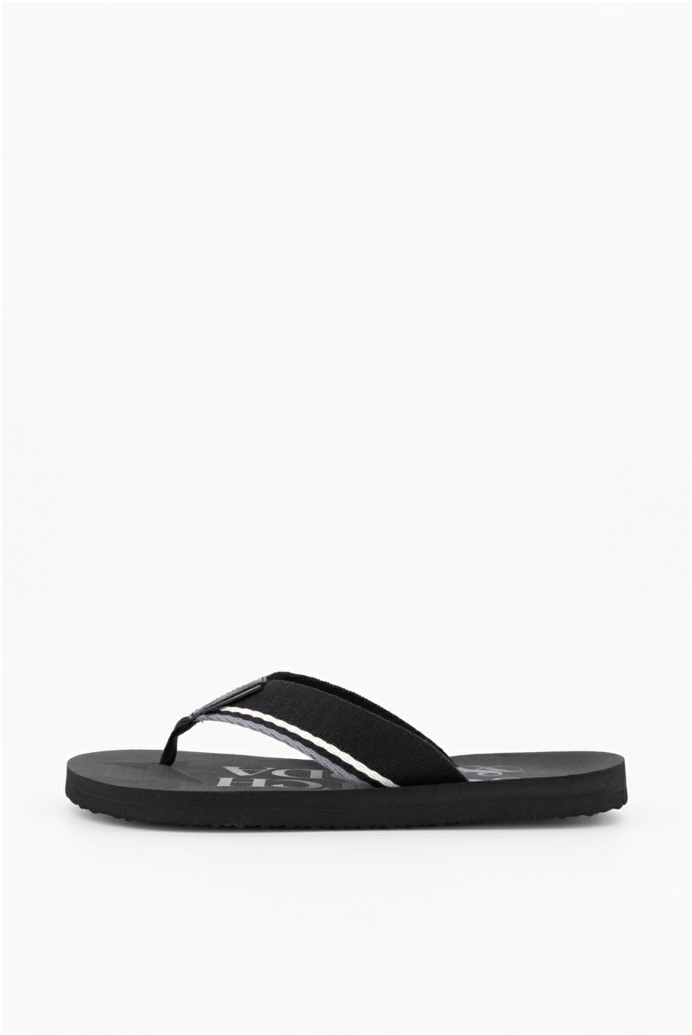 Scotch & Soda, Papuci flip-flop Kamilo, din piele ecologica, Negru