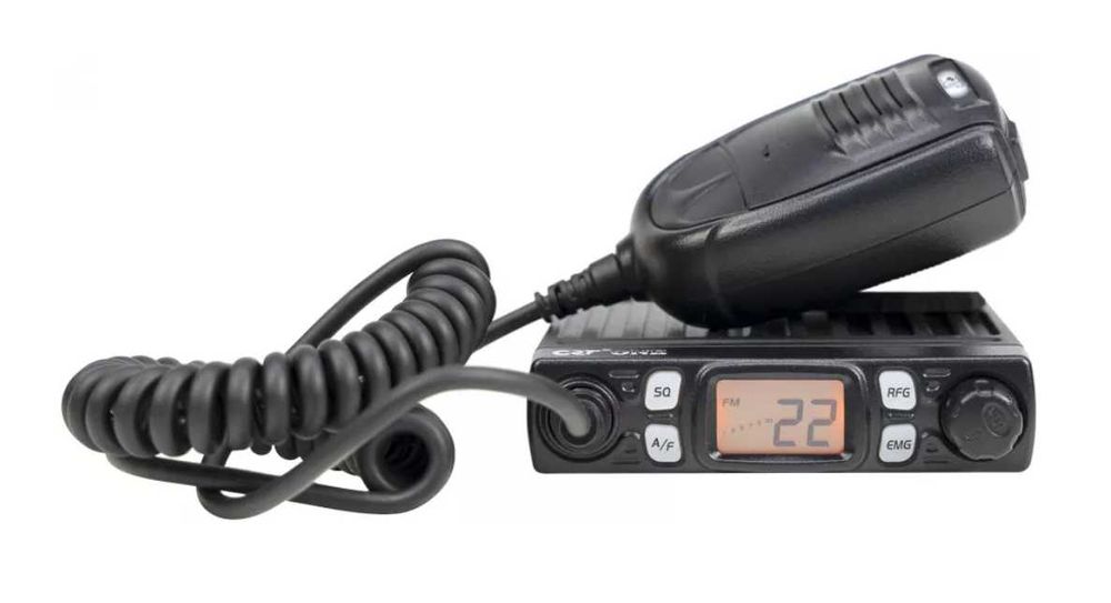 Statie radio CB CRT One V 4W 12V + Antena CB PNI Extra 45 + Difuzor