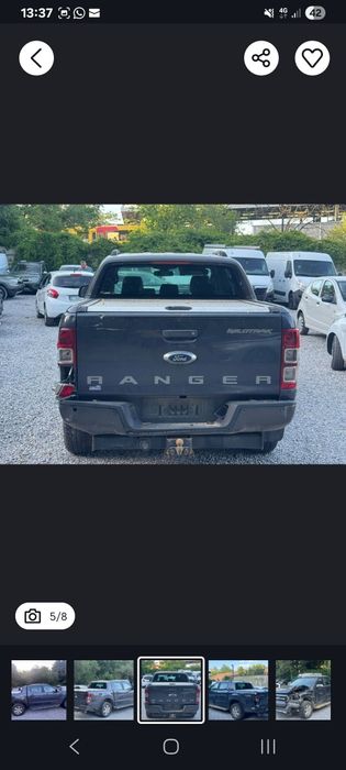 Ford Ranger Wildtrak avariat an 2017 luna a 10 motor 3.2 diesel