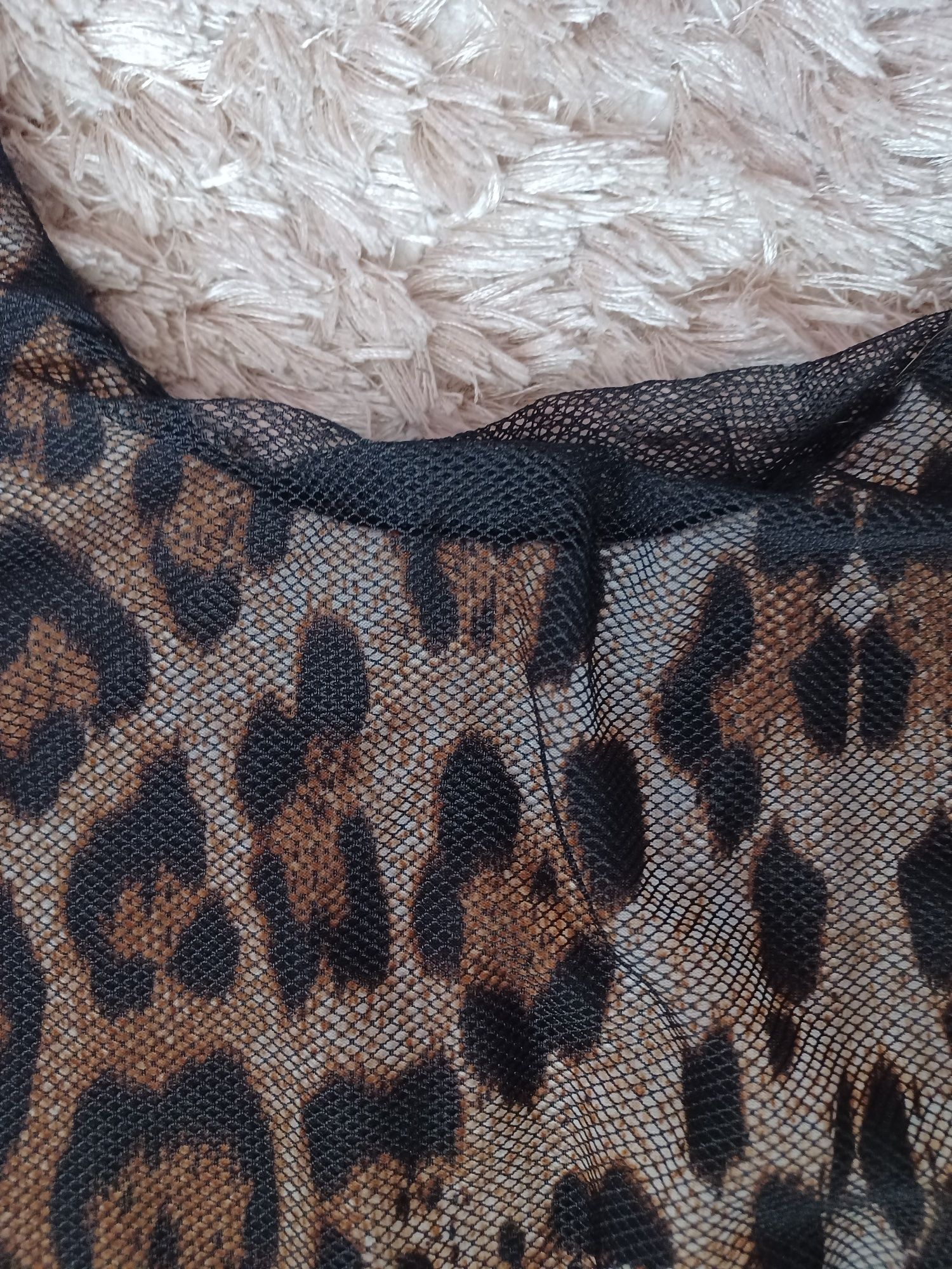 Pantalon print leopard