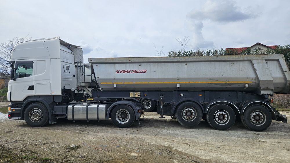 Scania r440 2010+Schwarzmuller basculabil 2007