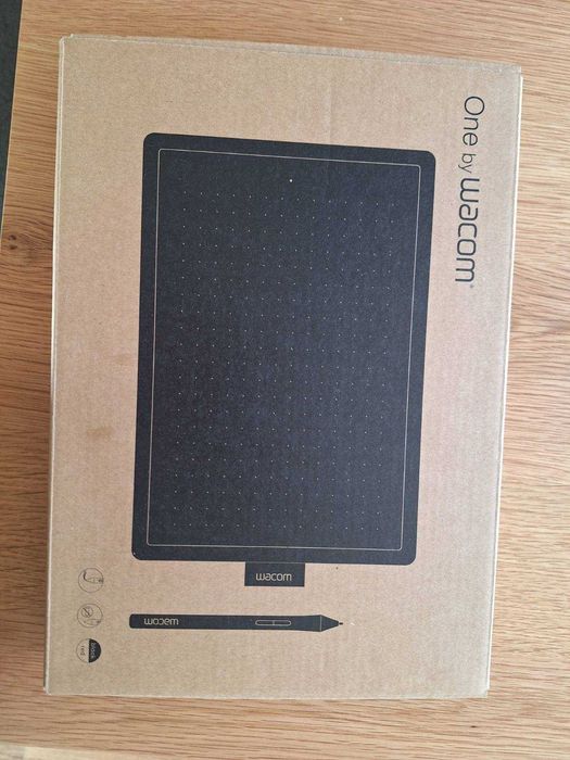 Графичен таблет Wacom - One Medium, червен