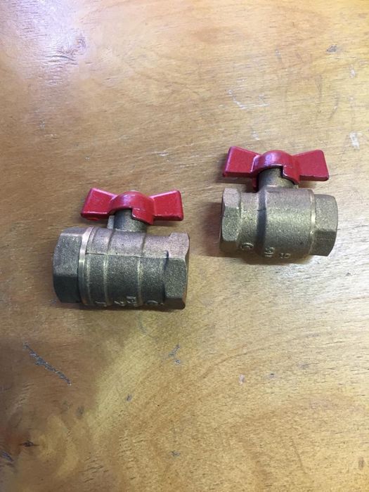 Краны шаровые 15 мм и 20 мм