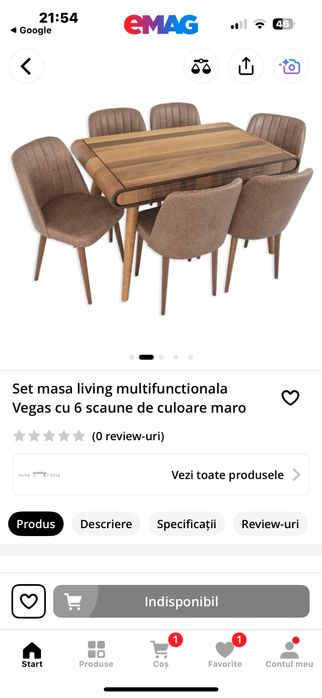 Masa extensibila lemn de nuc