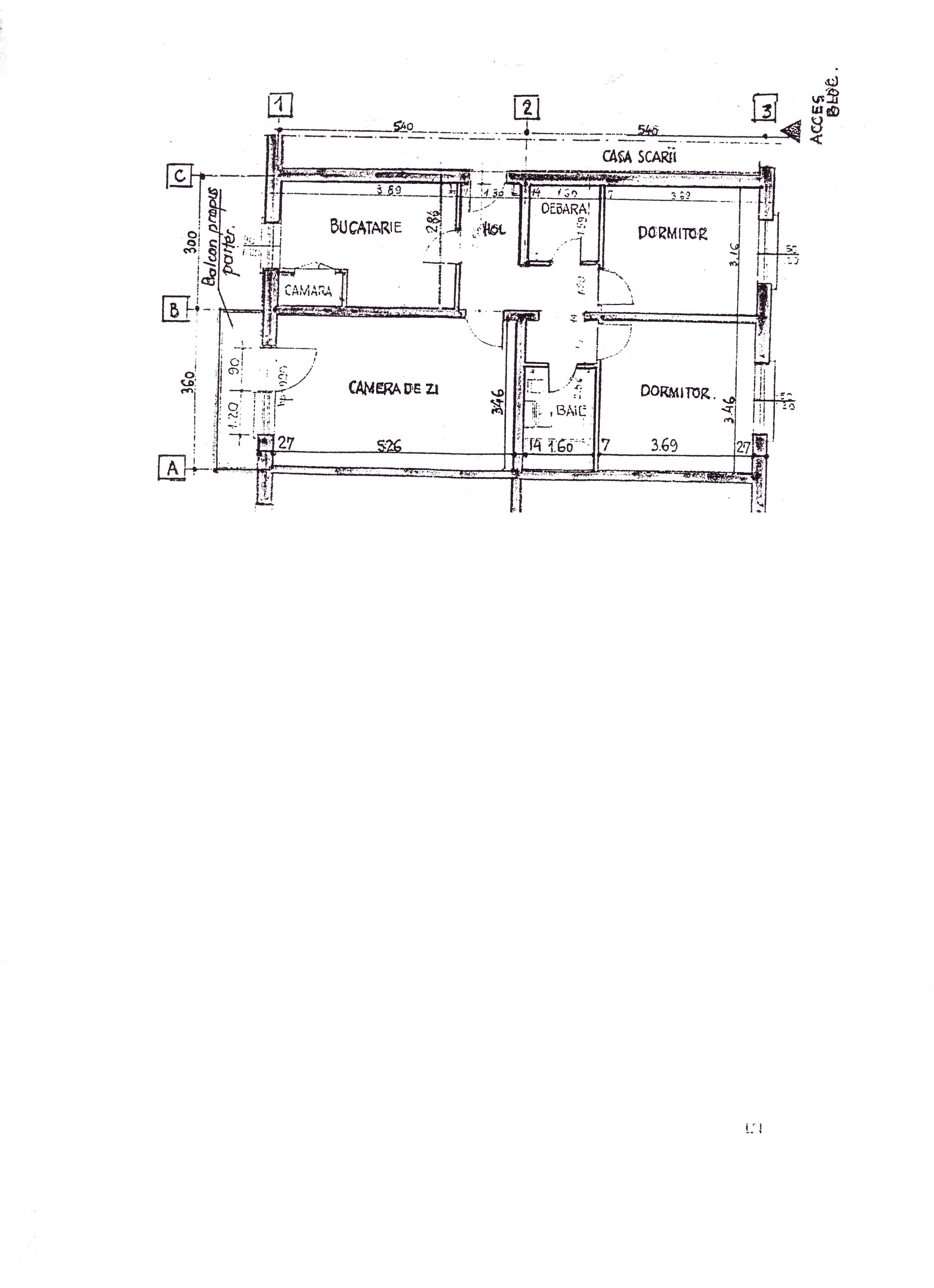 Apartament 3 camere la vanzare