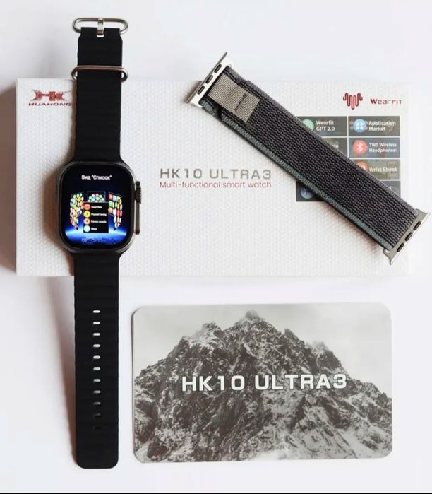 Apple watch 10 , HK-10 Ultra 3, Смарт сағат, Смарт часы