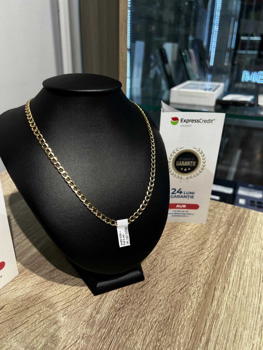 (AG42) Lant aur 9.80grame,  14k * 2 ani garantie* b11823.2