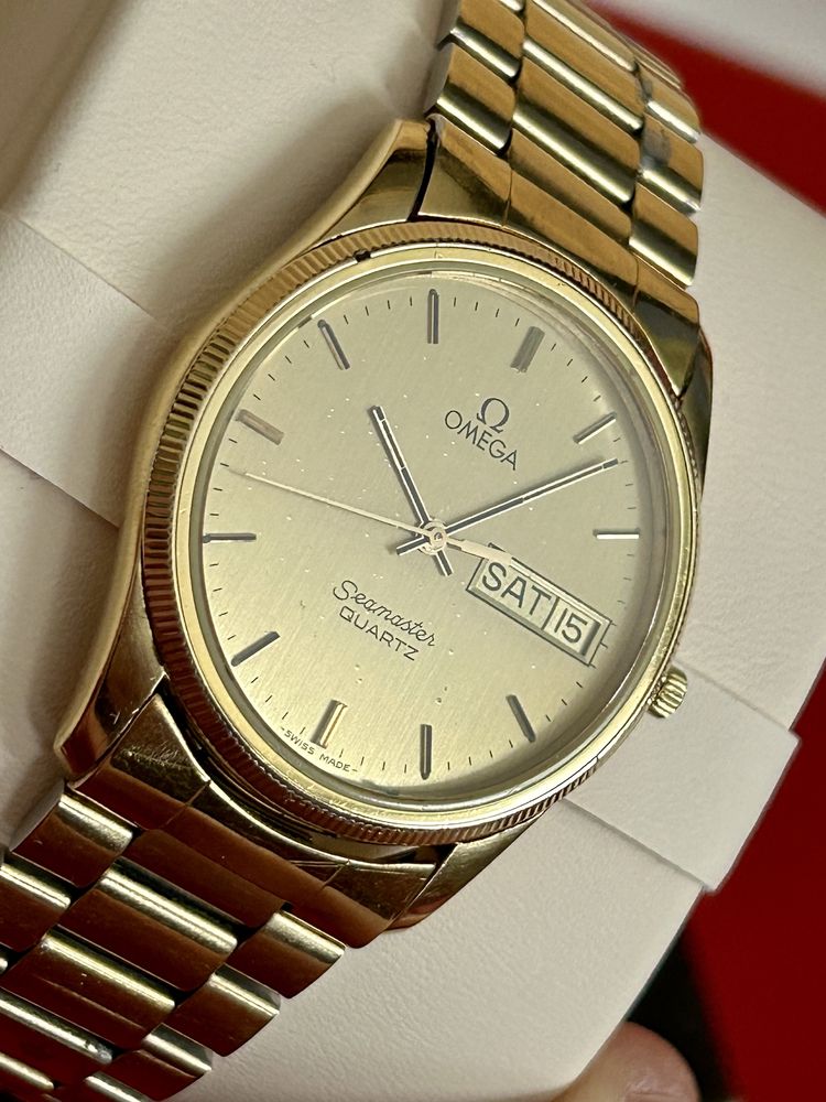 Omega Seamaster Quartz Day Date Сервизиран