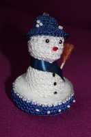 плетива гоблени снежен човек коледа подаръци за гости