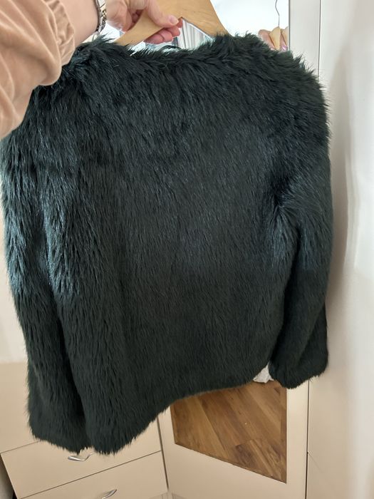 Дамски къси палта с косъм S