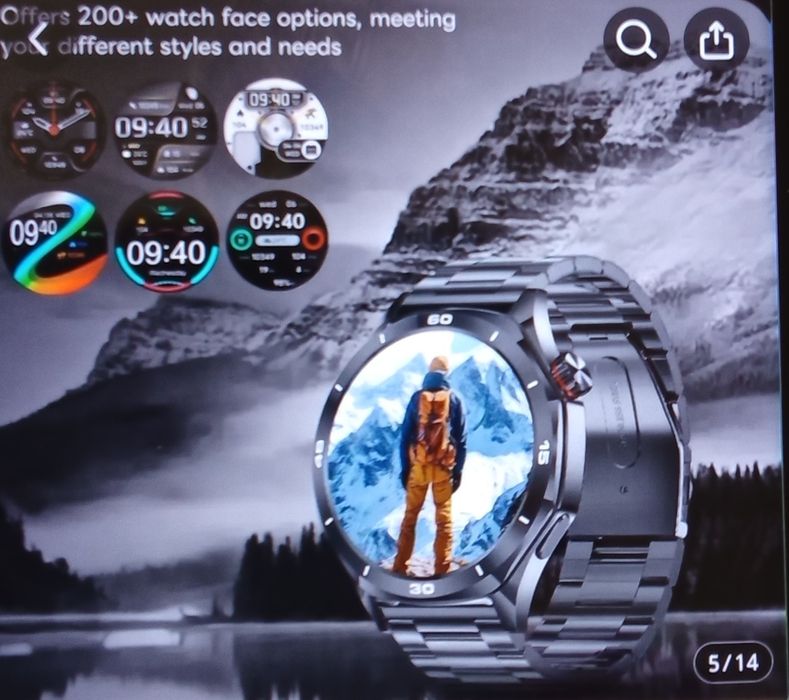 Мъжки водоустойчив смарт часовник