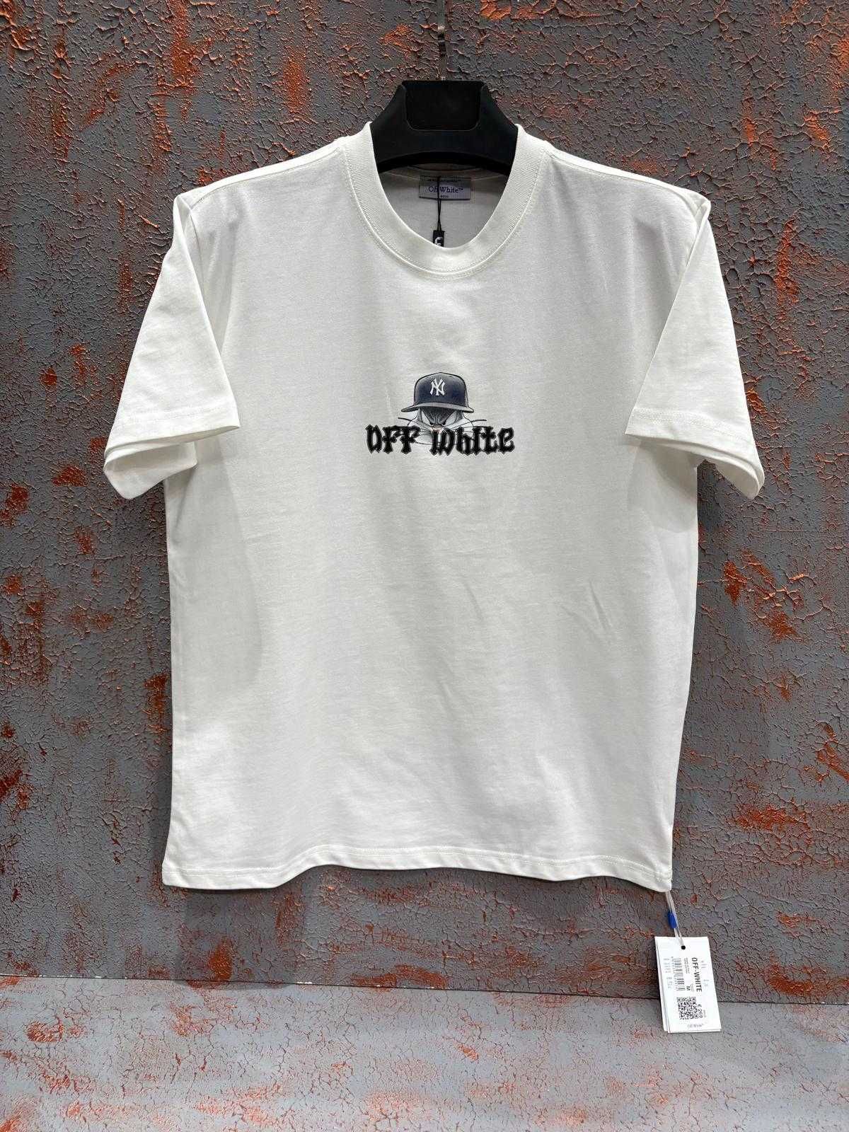 Tricou OffWhite | model nou | calitate Premium - 100%cotton