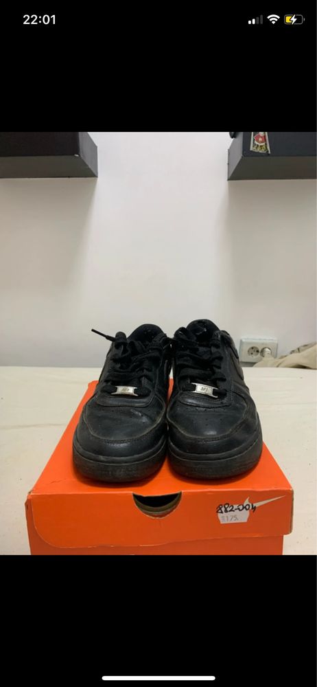 Nike Air force 1 triple black 0,7