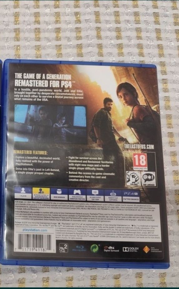 Last of us part 1 remasteredart эа PS4