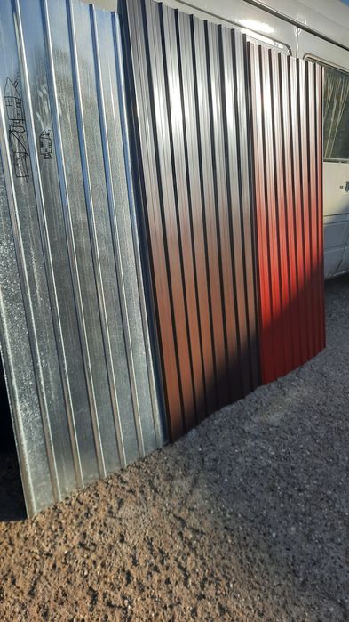 Tablă cutată zincata zinc aluminiu colorată preț negociabil transport