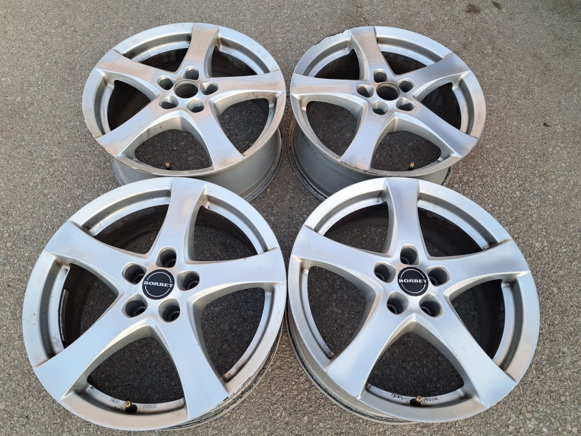 5x112/17 с гуми Borbet VW Audi Skoda Mercedes 5х112/17 Мерцедес Ауди Ш