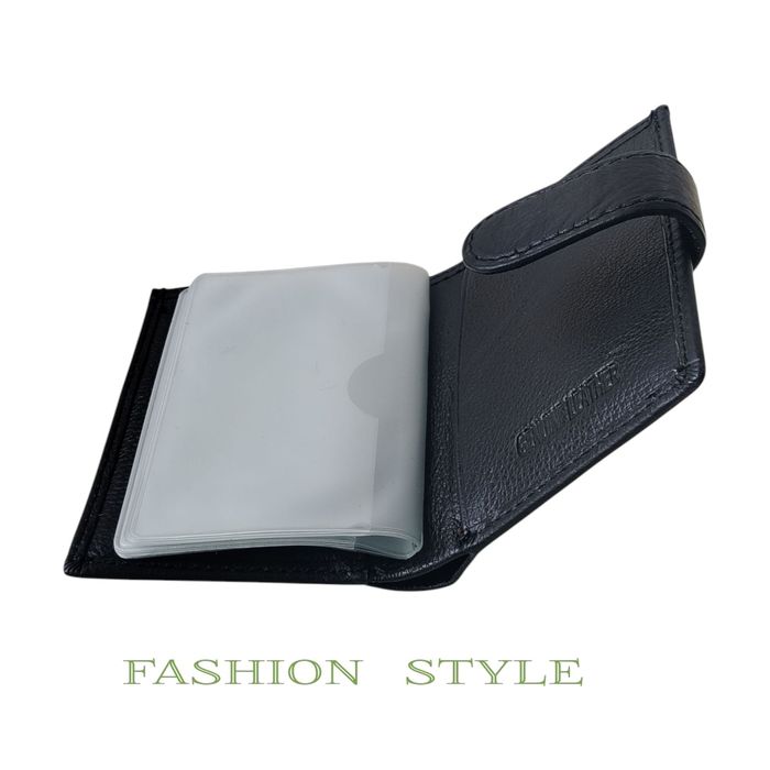 Калъф за документи и пари и книжни пари от естествена кожа