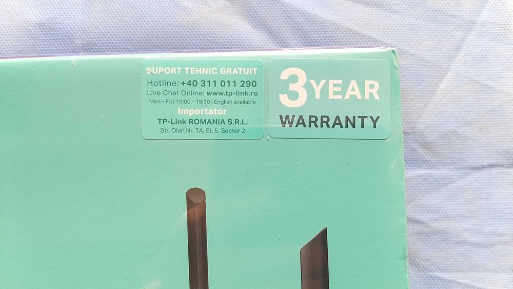 Router Wi-Fi Archer C6, TP-Link AC1200, nou, sigilat, 5 antene, negru