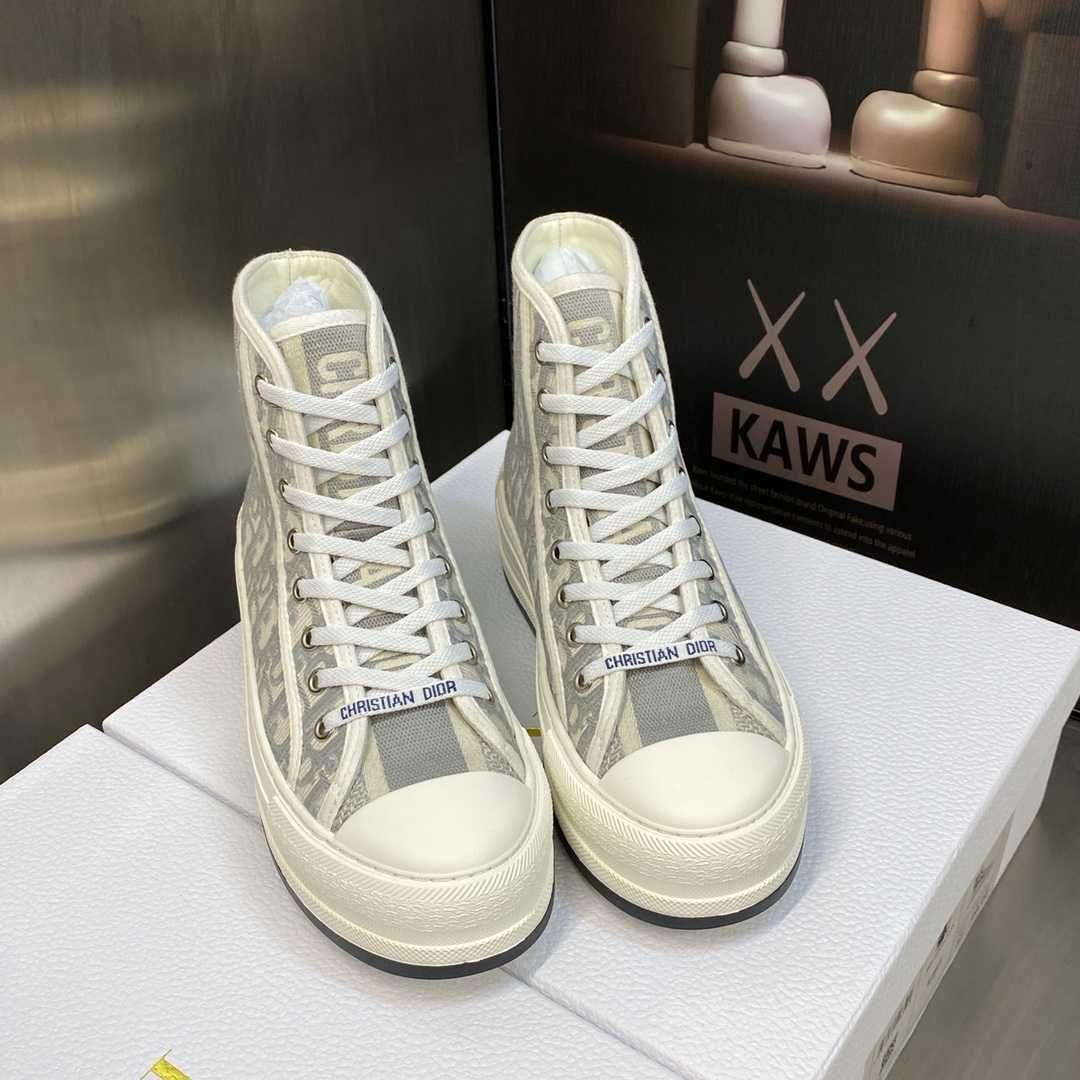 Adidasi tenisi Christian Dior Walk'n'Dior, gri, marimi 35-40