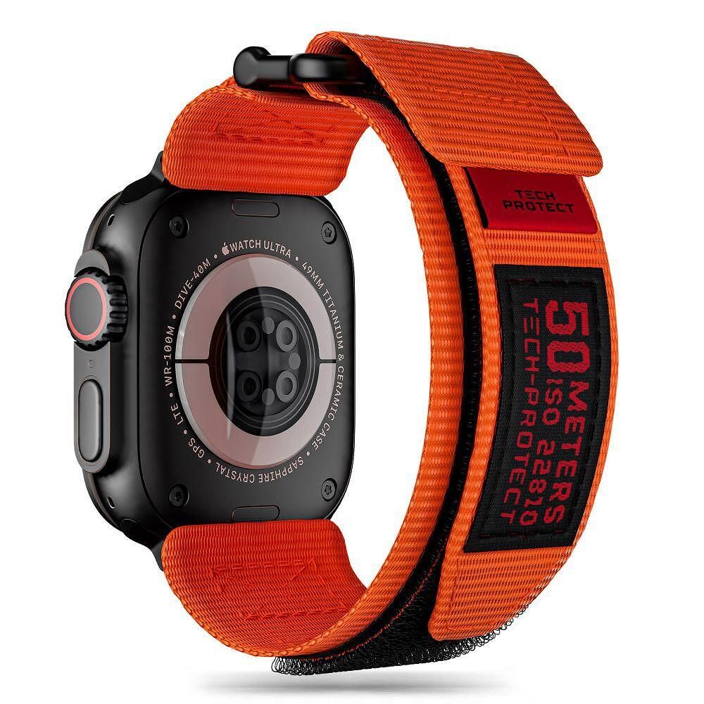 Каишка tech-protect scout pro за apple watch ultra 1/2 orange